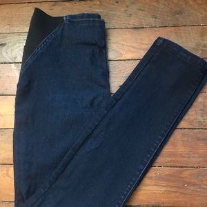 ModCloth Medium Blue Elastic Side Panel Jeans sz L